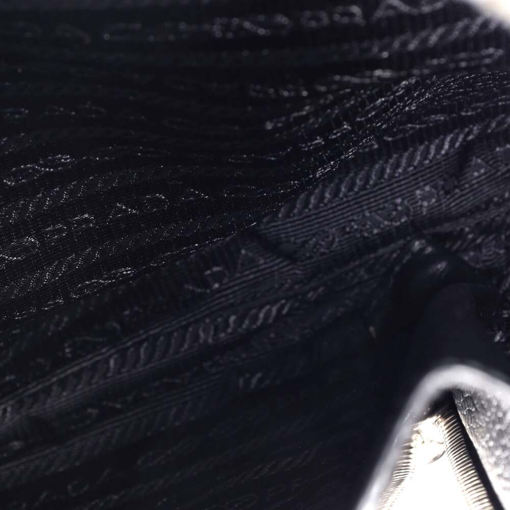 Prada Triangle Zip Backpack Leather #230672P10B - image 5